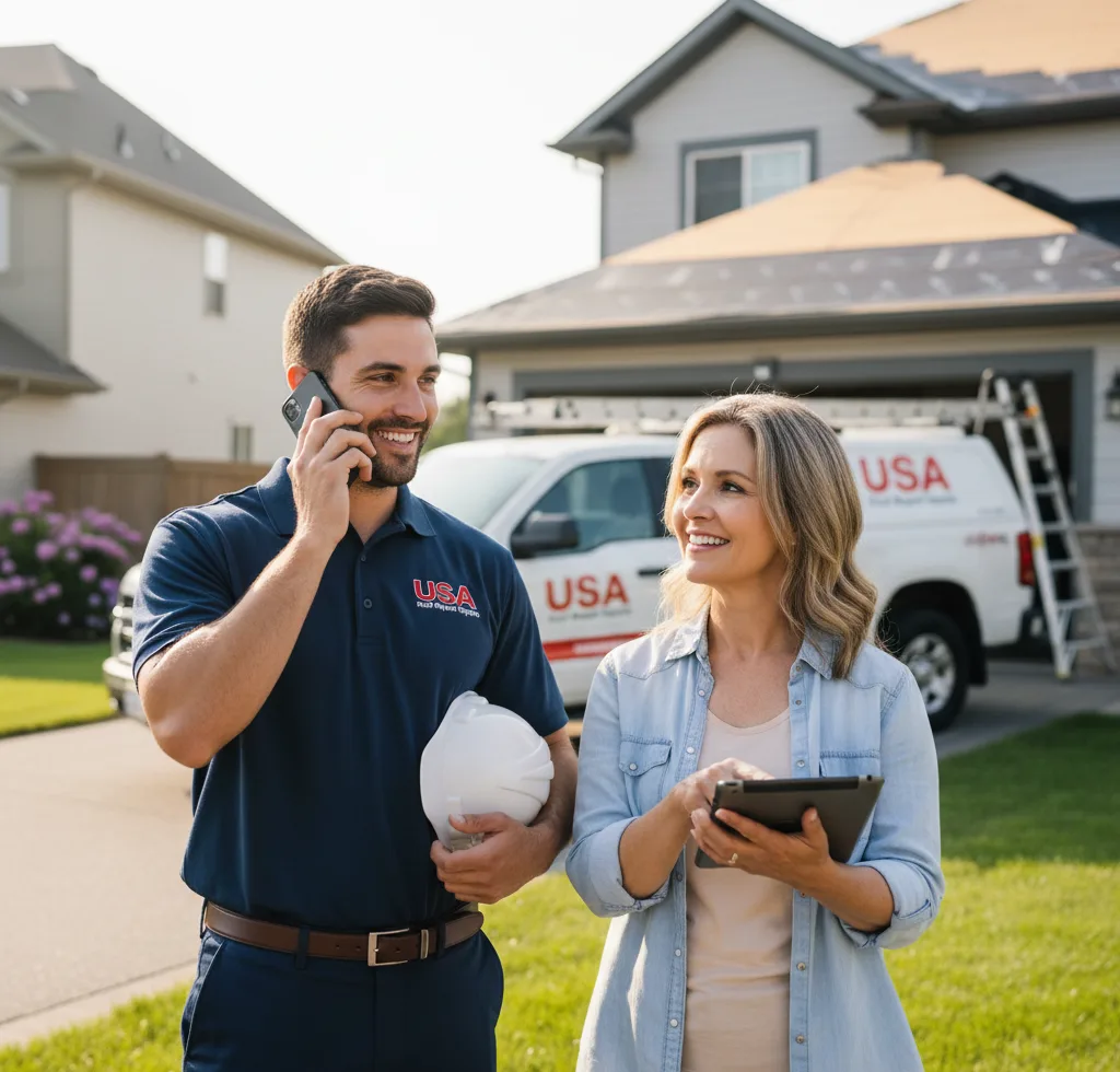 USA Roof Repair Experts customer support in Headland